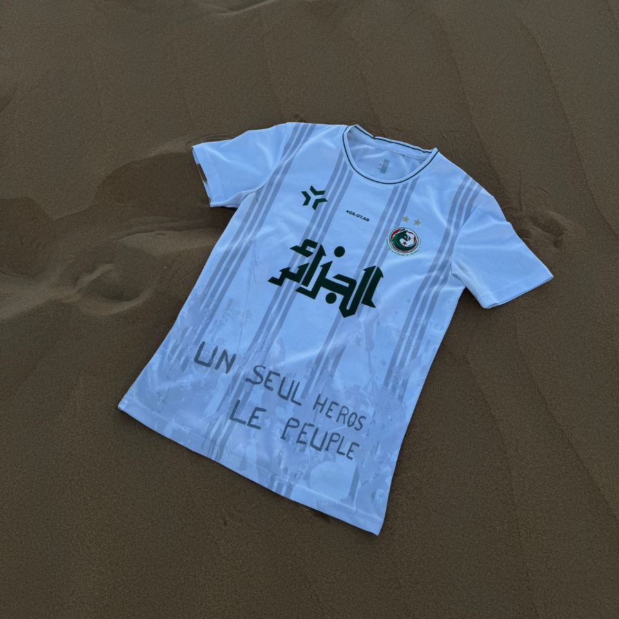 Maillot Algérie #05.07.62 - Streetwear football algérien édition limitée World of Concept